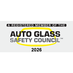 Registered member of the Auto Glass Safety Council, 2026